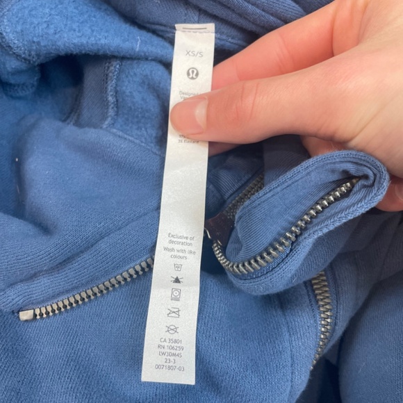 *UPDATED* Lululemon Scuba Oversized Half Zip — XS/S — 🔵 UTILITY BLUE 🔵 - Picture 7 of 10